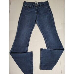 Levis Jeans Women Blue Denim Mid Rise Bootcut Denizen Cotton Blend 30x32